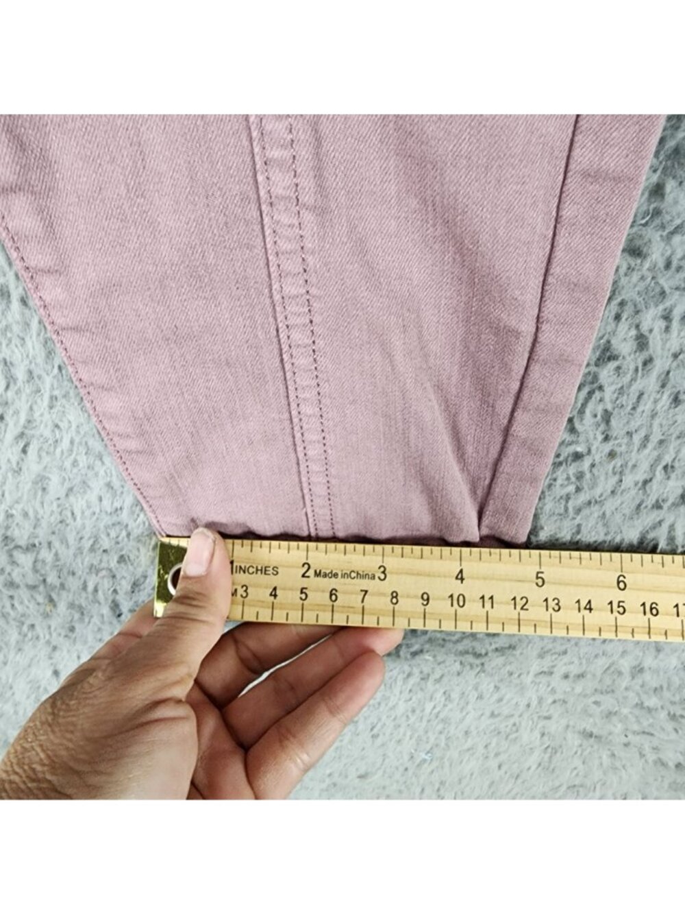 So Jeans Womens 7/28 Purple Stretch Denim Belt Tie Jegging - Picture 7 of 13